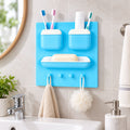 Soap Dish with Toothbrush Holder – Unbreakable Plastic | VelvetBubbles