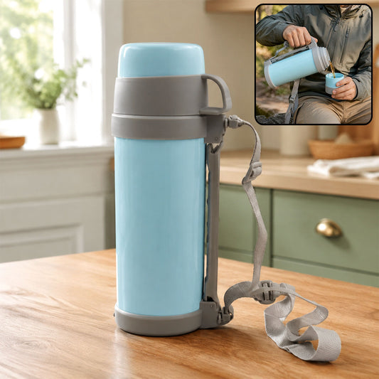 Stainless Steel Vacuum Bottle – 1200ml Insulated | Bottlart
