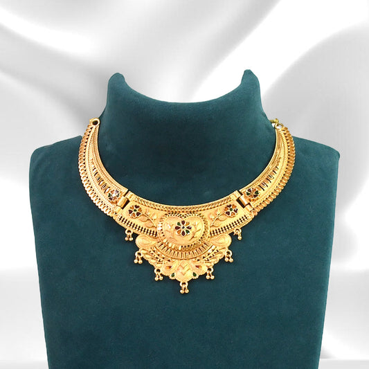 Elegant Gold Plated Necklace Set - Timeless Luxury