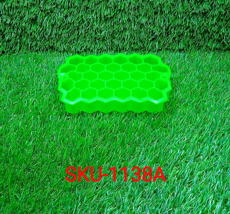 0998  Silicone Ice Cube Trays 32 Cavity Per Ice Tray [Multi color]