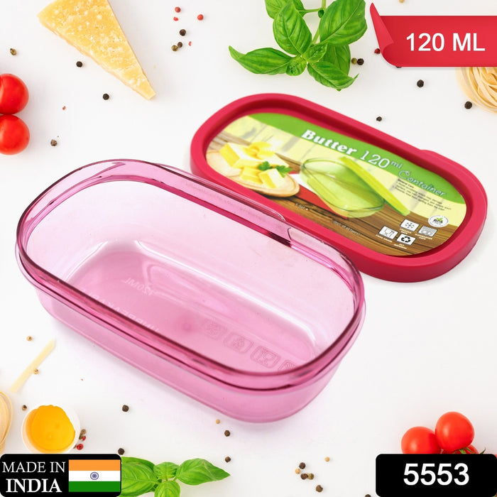 Butter Container, PP Butter Storage Box Easy to Take Portable Large Capacity for Kitchen for Home for Cheese for Butter (120 ML)