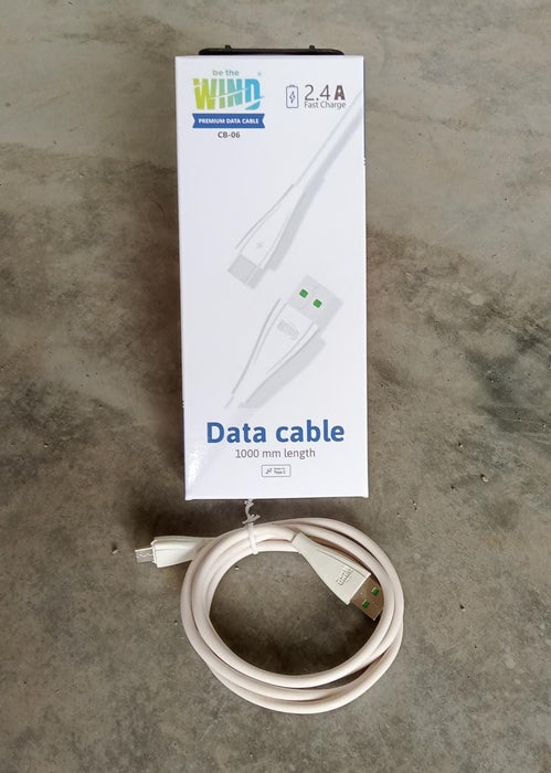 6481 Type C data cable with 2.4Amp Rapid Charging  (1000mm)