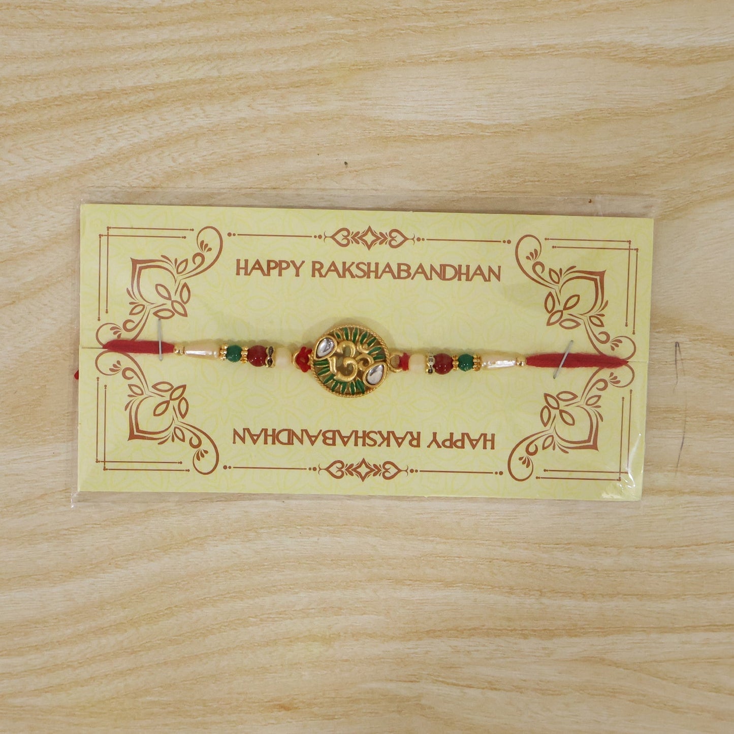 Om Stone Studded Designer Rakhi for Raksha Bandhan (10pcs)
