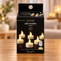 Remote Control LED Flameless Candles for Home Decor and Festivals (6 Pc Set)