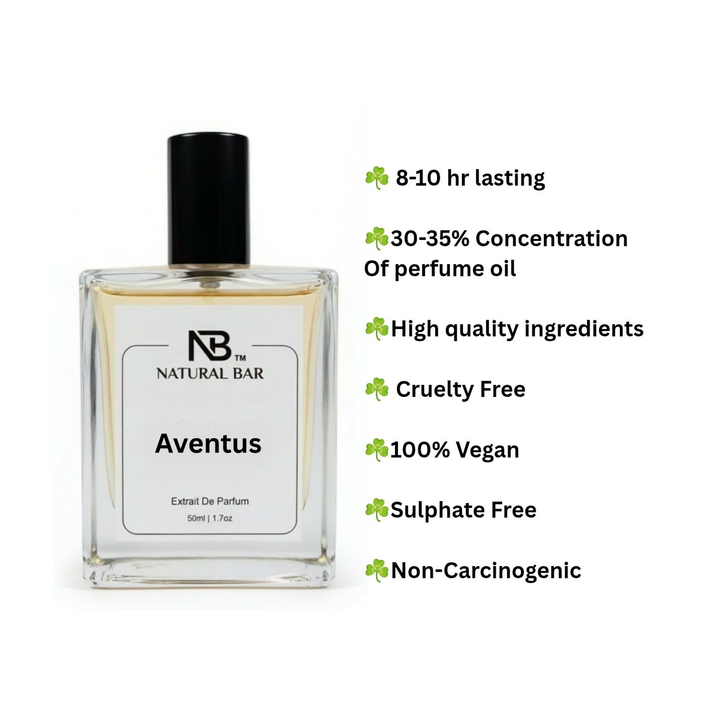 Aventus Eau de Parfum Premium Unisex Long Lasting Fragrance Luxury Gift (50 ml)