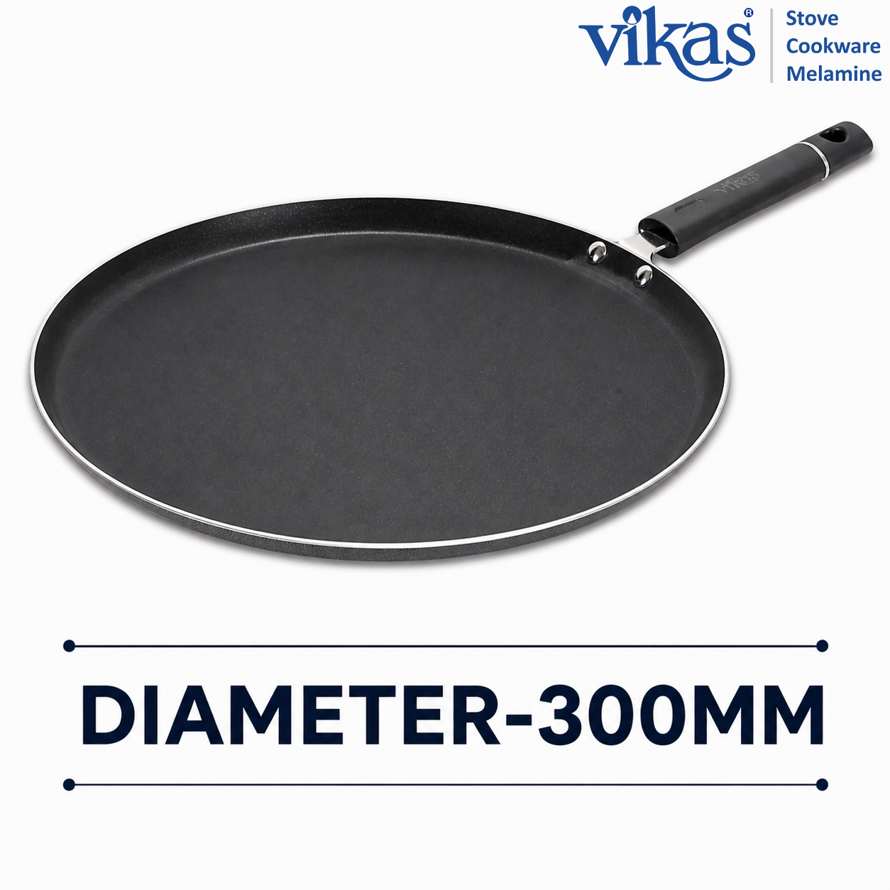 Side view of Vikas Dosa Tawa showing thickness