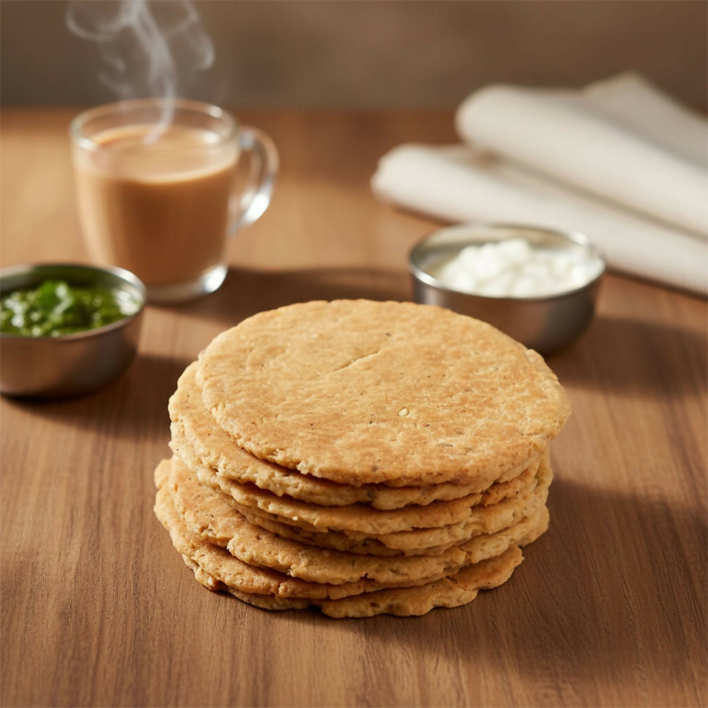 Naasta Baatsa Rajgira Masala Bhakhari – Premium Millet Based Ready to Eat Crispy Indian Snack (200 Gm)