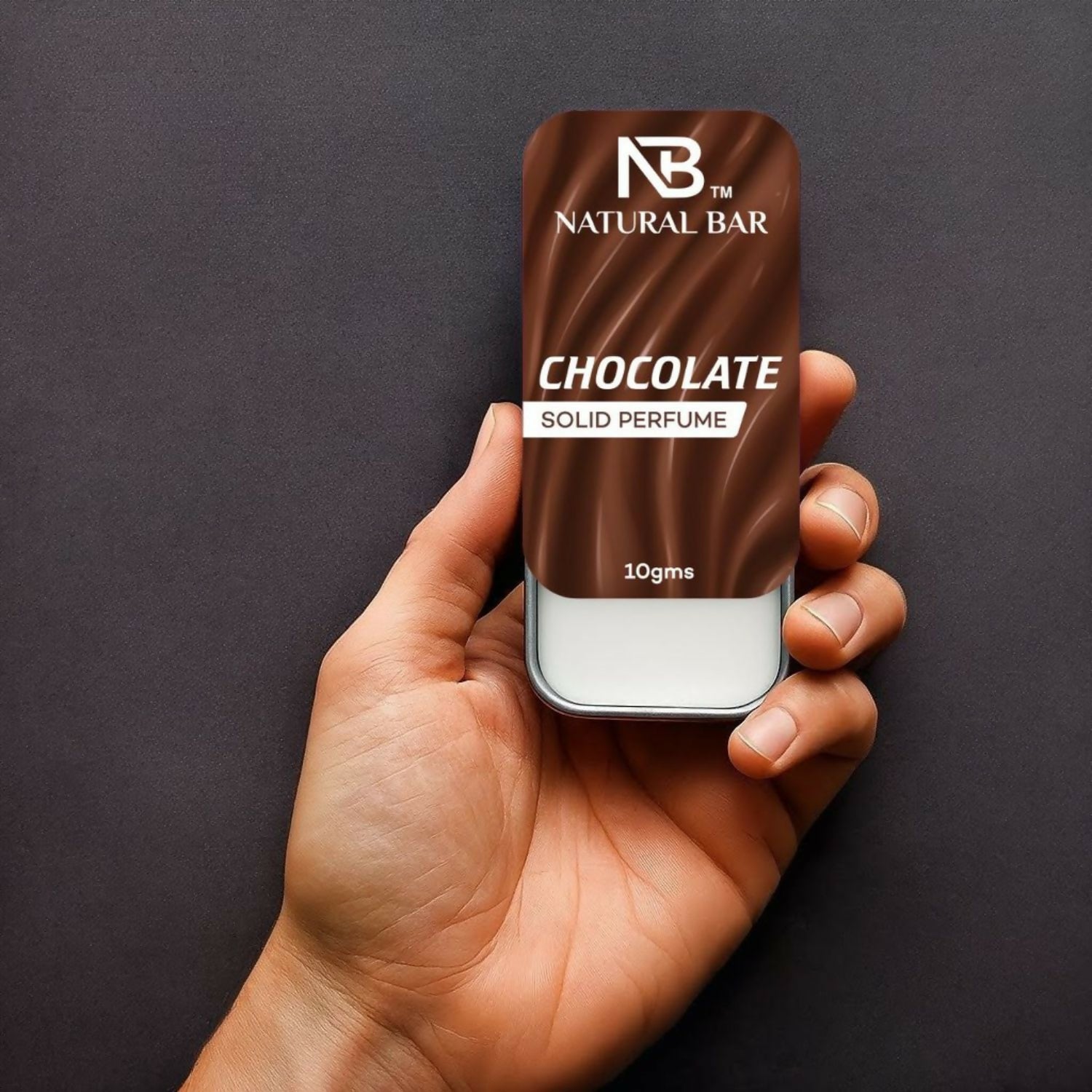 Natural Bar Chocolate Solid Perfume | Alcohol Free Cologne for Men & Women | Strong & Lasting Fragrance | Gifting Set for Him & Her