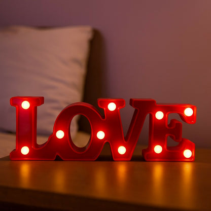 LOVE LED Marquee Light for Bedroom, Proposal, Wedding & Home Décor