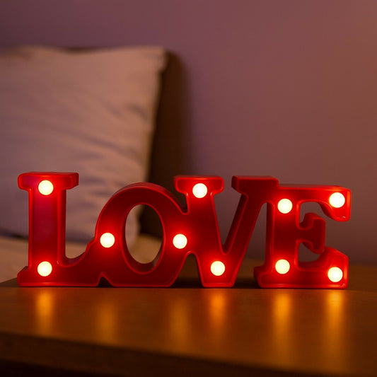 LOVE LED Marquee Light for Bedroom, Proposal, Wedding & Home Décor
