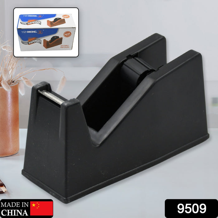 9509 Plastic Tape Dispenser Cutter for Home Office use, Tape Dispenser for Stationary, Tape Cutter Packaging Tape (1 pc / 682 Gm)