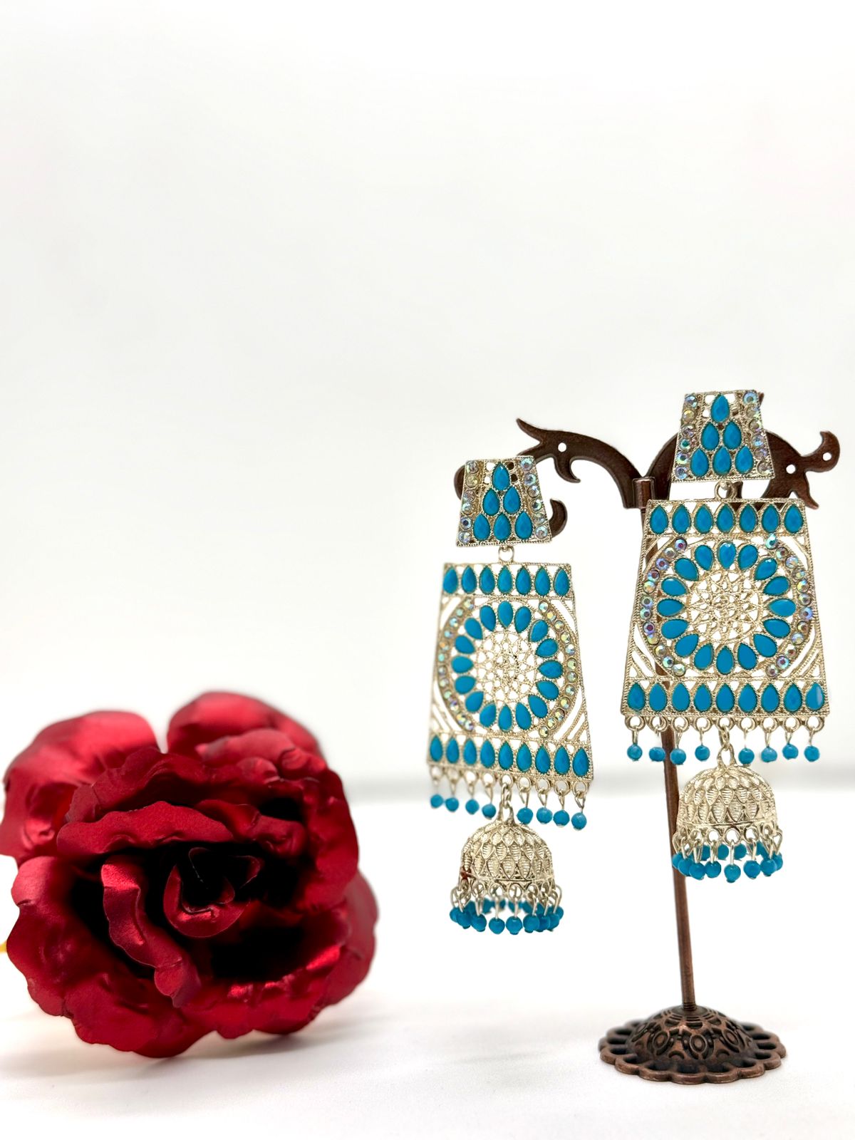 Square Chips Design | Jumka Collection Modern | Jhumka Earrings For Women Antique