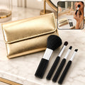Makeup Brush Set – 4 in 1 Professional Brushes with Pouch