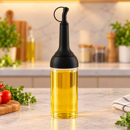 Plastic Oil Dispenser Bottle with Long Pouring Spout (500 ml, 1 Pc)