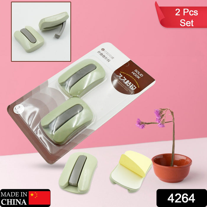 Multipurpose Strong Hook Self-Adhesive hooks for wall Heavy Plastic Hook, Sticky Hook Household For Home , Decorative Hooks, Bathroom & All Type Wall Use Hook , Suitable for Bathroom, Kitchen, Office