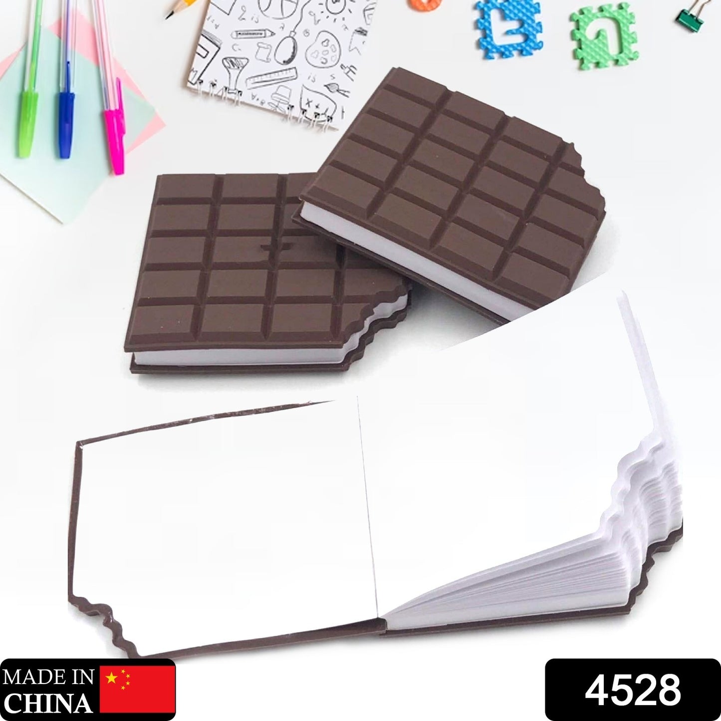 Small Chocolate Scented Bite-Shape Pocket Diary – Rectangular Memo Notebook for Kids (80 Pages)