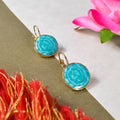 Green Dangle Earrings – Traditional Indian Jewellery for Women | HV
