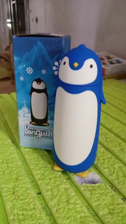 Penguin Water Bottle Penguin Cartoon Water Bottle Funny Travel Mug Insulated, Inner glass Vacuum Water Bottle - 01