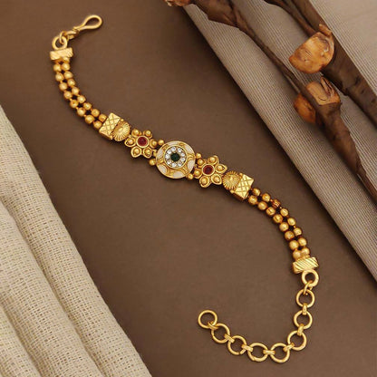 Radiant Gold-Plated Luxury Bracelet