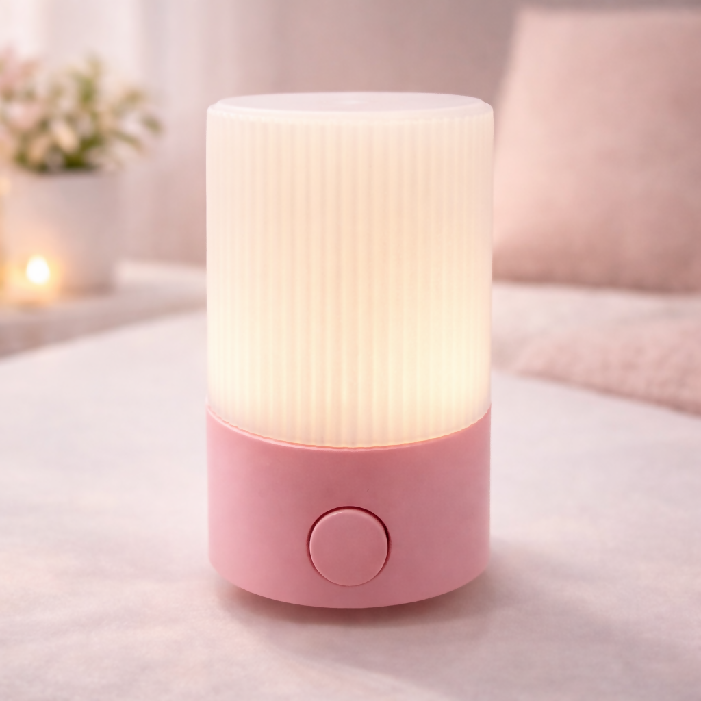 Plug-In LED Night Light with Soft Glow, Compact Wall Night Lamp for Bedroom, Kids Room, Nursery & Hallway(COLOR MAY VARY)