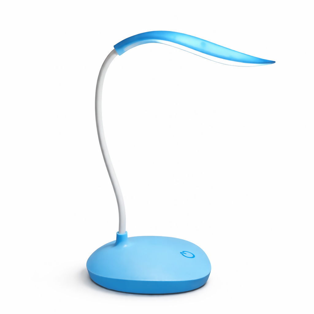LED Desk Lamp with Flexible Neck, Touch Control Table Light for Study & Office(BLUE)