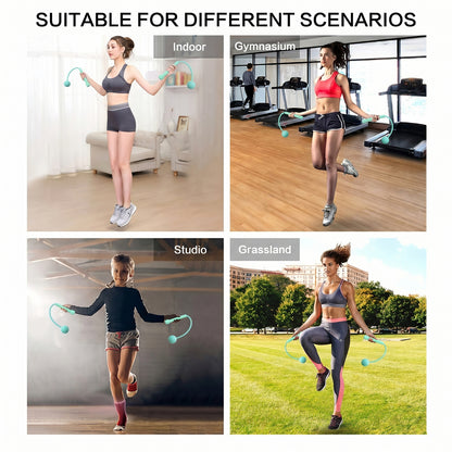 Cordless fitness wrist ball jumping rope
