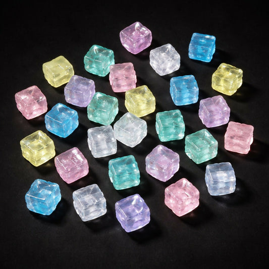 Multicolor Decorative Ice Cube Stones for Vase & Aquarium