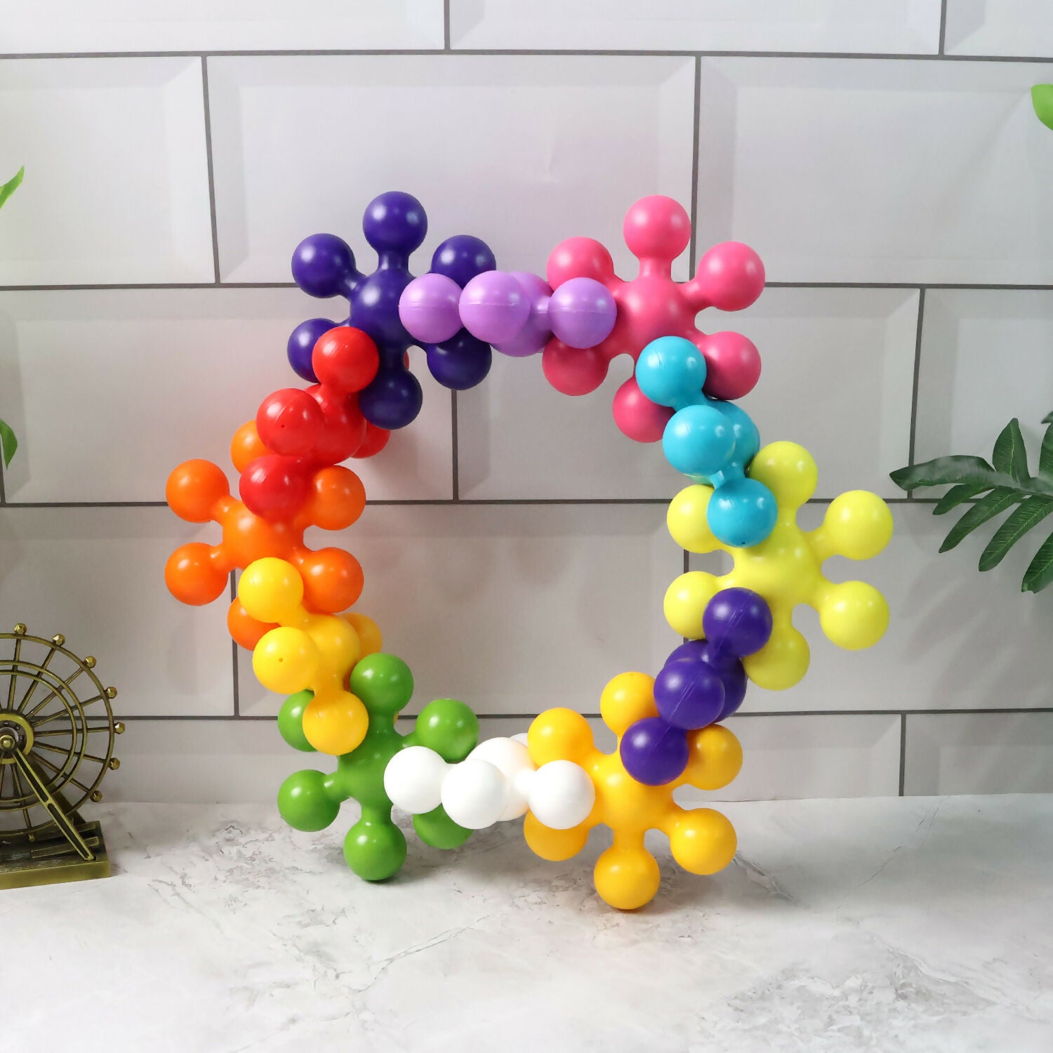 Funskool Giggles Star Links Plus – 24 Pieces Educational Building Toy Set for Kids