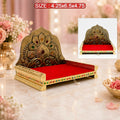 Handicraft Antique Sinhasan – Traditional Pooja Seat for Home Mandir