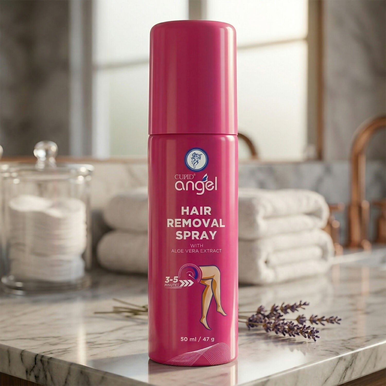 Women Hair Removal Spray Smooth Skin Fast Action Aloe Vera Formula (50 Ml)