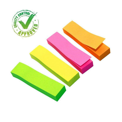 Self Sticky Notes Pad 4 Multicolour with Strong Adhesive (18.75×4×75 mm,40 Sheets,6 Pack Combo)