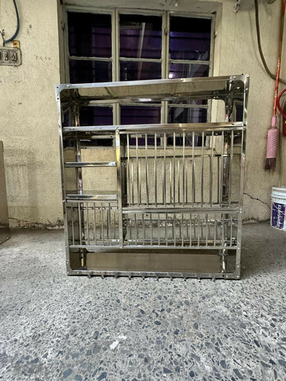 Stainless Steel Wall-Mounted Utensil Storage Rack Kitchen Organizer Model-DLX-3836