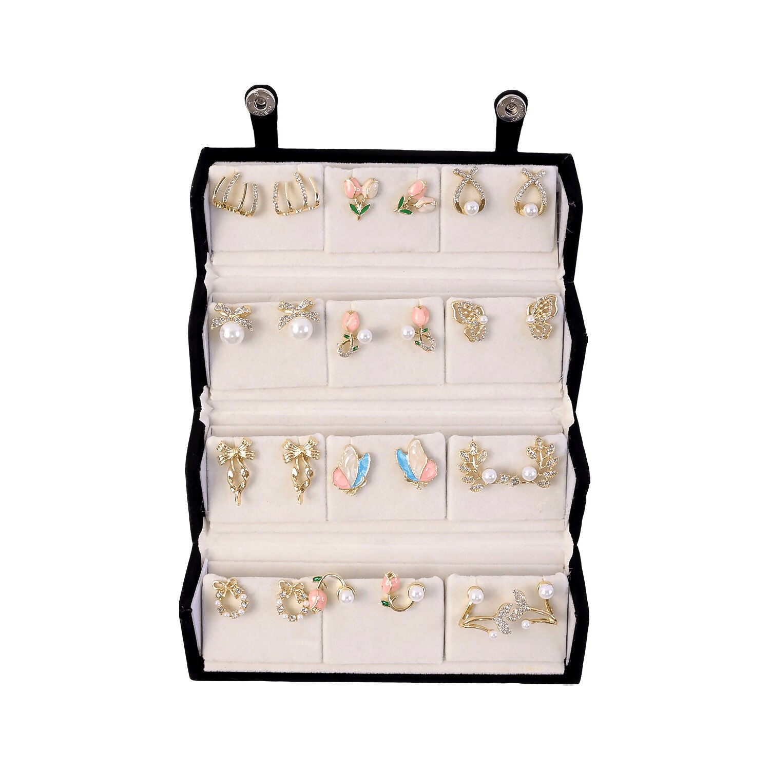Korean earrings set displayed for gifting occasion