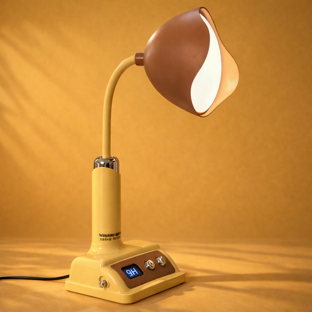 LED Desk Lamp with Adjustable Neck, Table Light for Study, Reading and Home Use