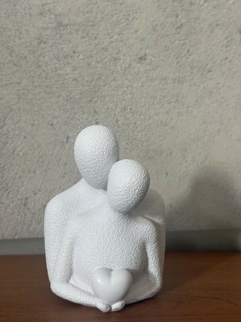 Abstract Couple Holding Heart Decorative Showpiece for Home and Office