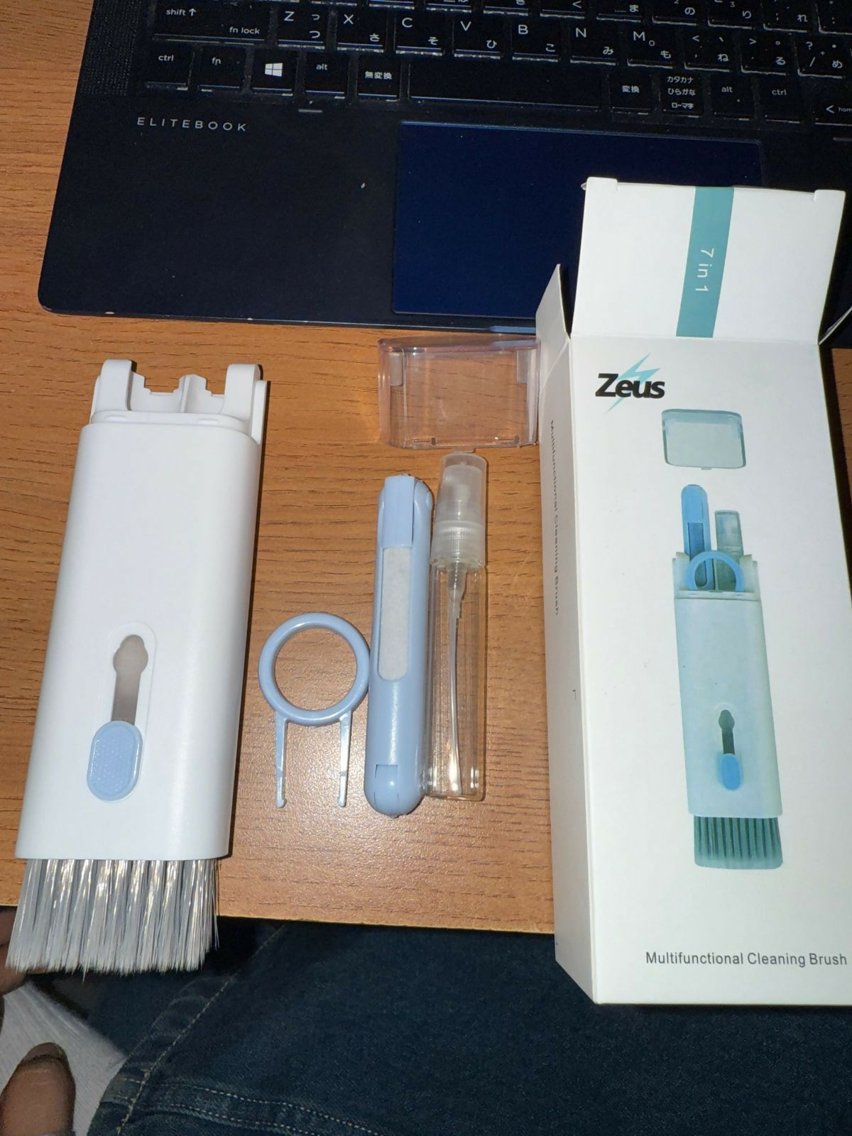 Blue 7 in 1 Electronics Cleaning Kit for Keyboard, Earbuds, Laptop & Mobile