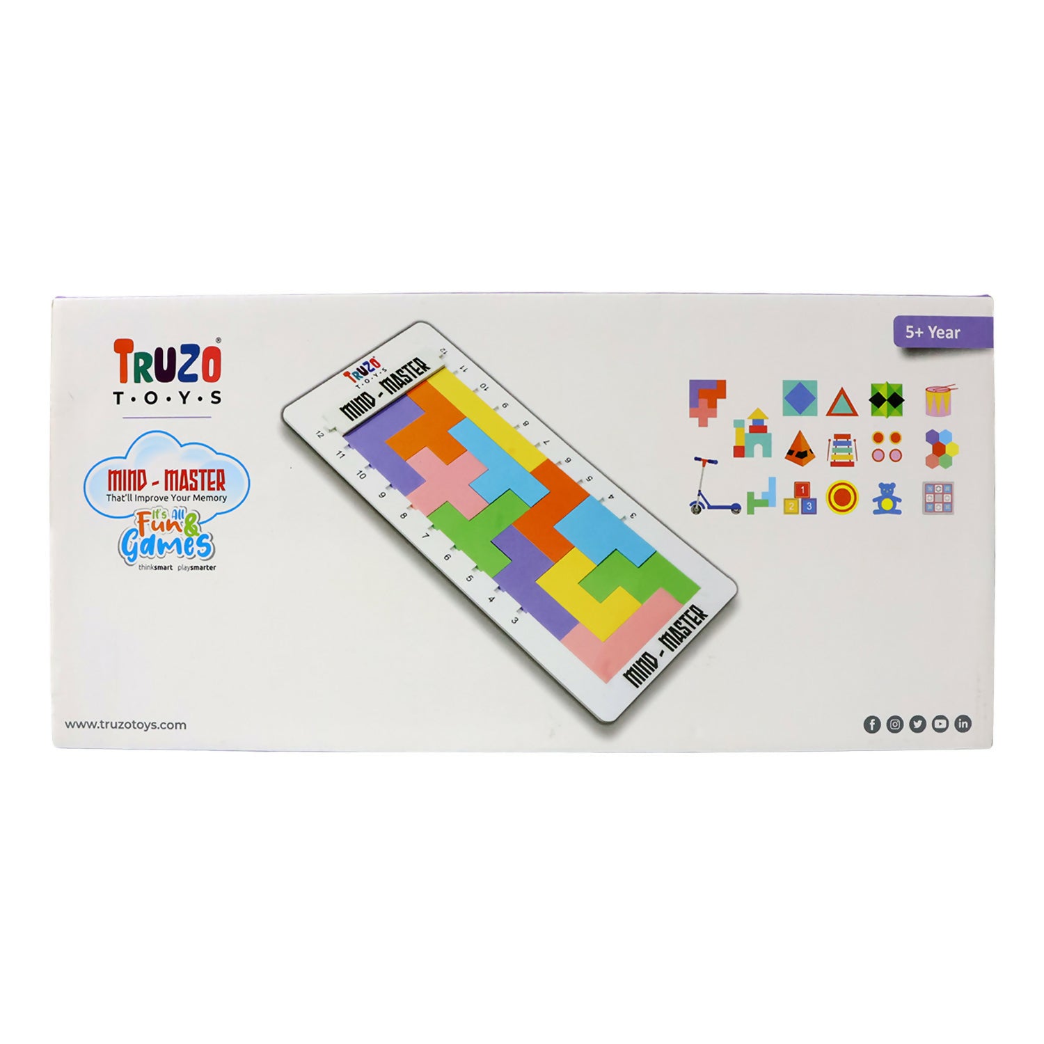 Mind Master Colorful Brain Teaser Puzzle Game for Kids – Memory, Logic & Cognitive Development Toy