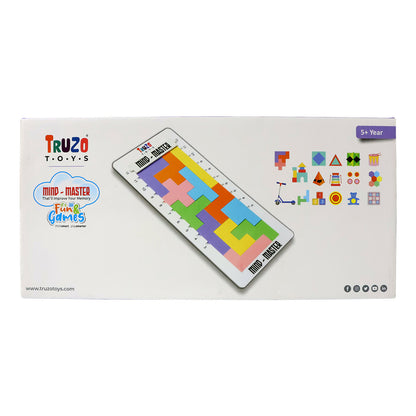 Mind Master Colorful Brain Teaser Puzzle Game for Kids – Memory, Logic & Cognitive Development Toy