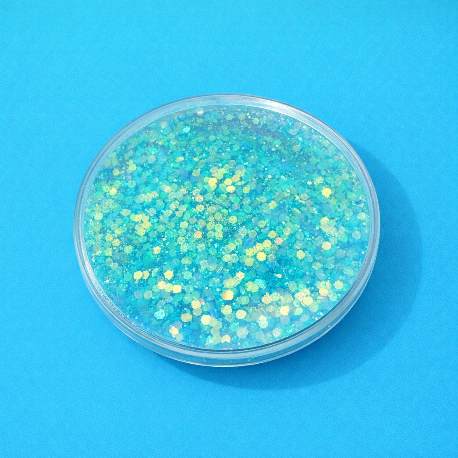 Glitter Resin Tea Coaster Round Sparkle Cup Coaster for Table Decor (MUG NOT INCLUDED)