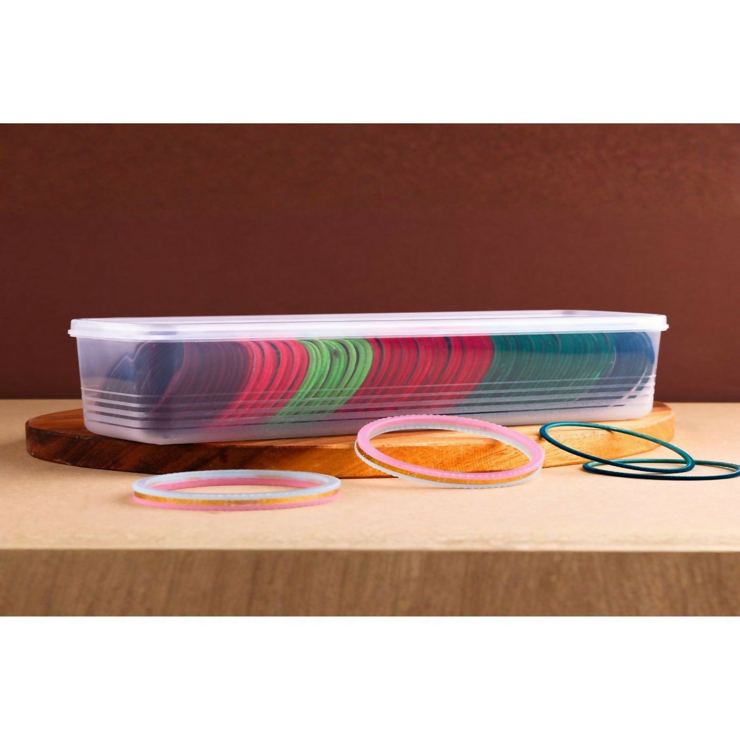 Storage containers showing smooth finish and easy-to-clean surface
