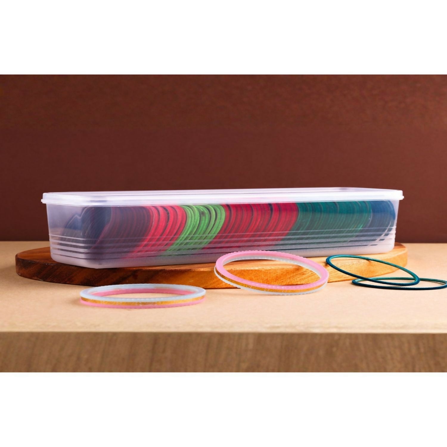 Storage containers showing smooth finish and easy-to-clean surface