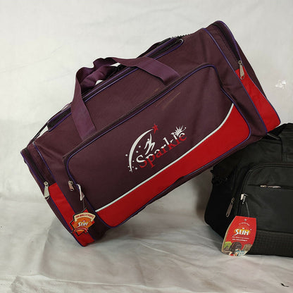 Sparkle Dholak Travel Bag – Multicolor | Heavy-Duty Musical Instrument Carry Case | Padded, Large Front Pocket | Durable Zippers & Strong Handles | Fits Standard Dholak