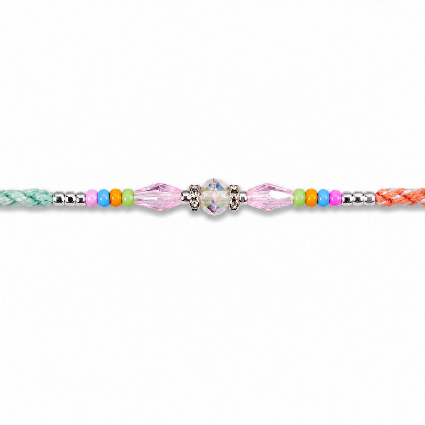 Premium Sparkle Designer Rakhi with Pearl Detail, Stone Centre and Gift Ready Style