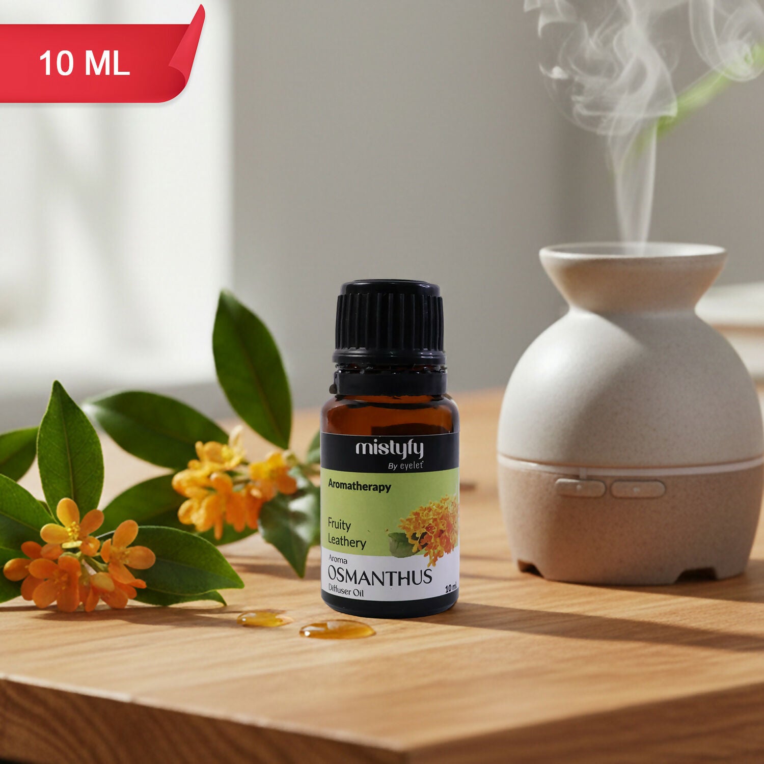 Eyelet Aromatherapy Diffuser Oil for Humidifier – Osmanthus Fruity Leathery Aroma (10Ml)