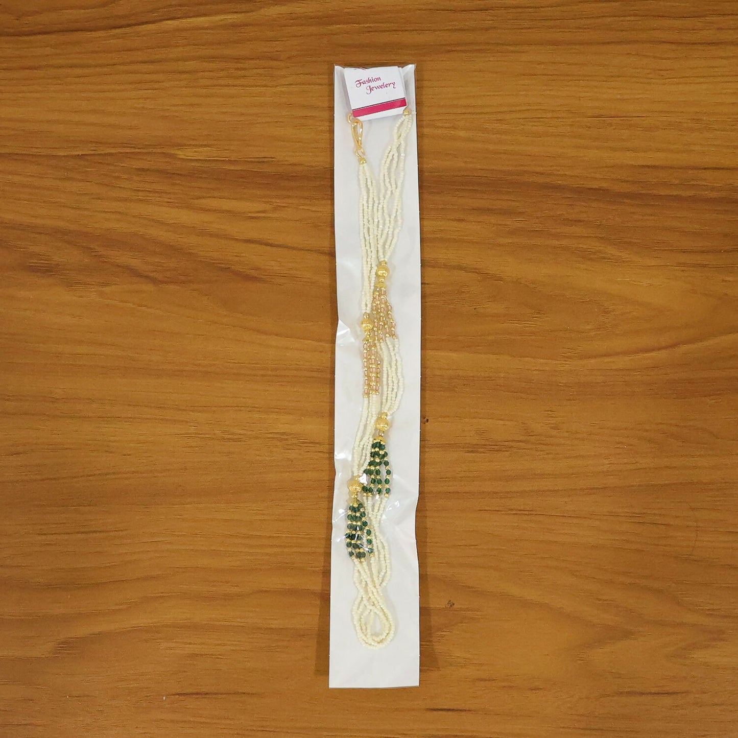 Elegant Beaded Handmade Pearl Necklace Traditional Ethnic Mala for Women