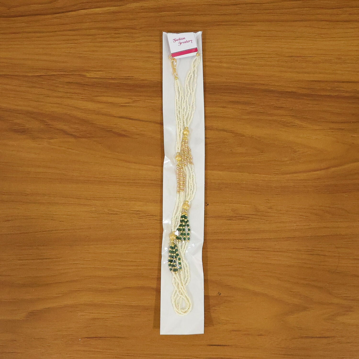 Elegant Beaded Handmade Pearl Necklace Traditional Ethnic Mala for Women