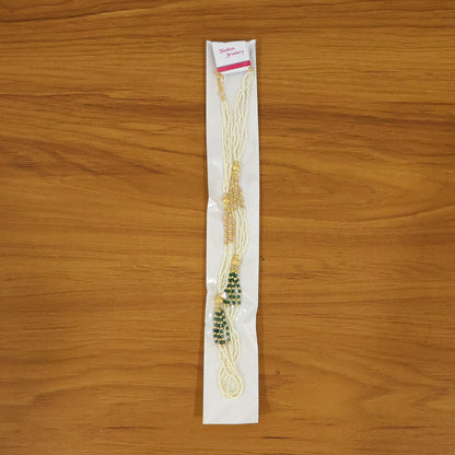 Elegant Beaded Handmade Pearl Necklace Traditional Ethnic Mala for Women