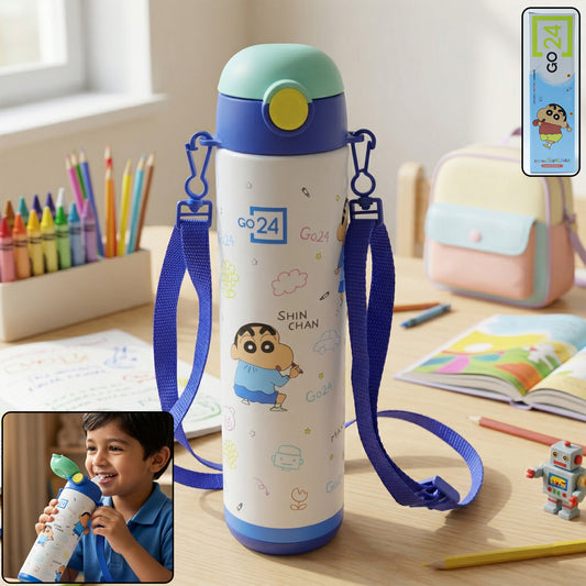 Pexpo Kids School Stainless Steel Water Bottle 500 ML Approx (1 Pc)