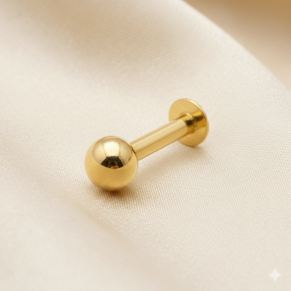 Gold pated Back Nose Stud Laung Koka Nathni for women and girls