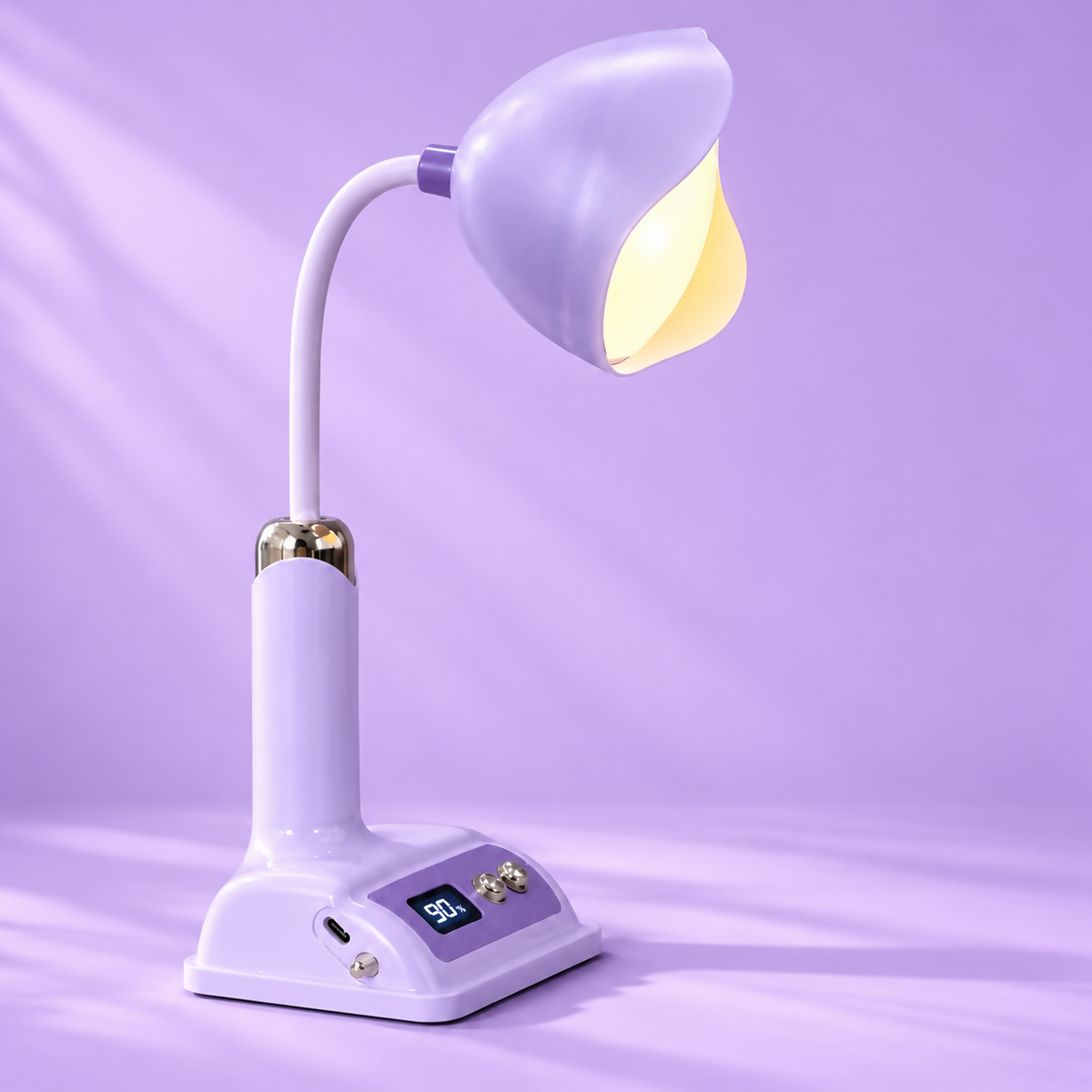 Lavender Lamp with 90% Display